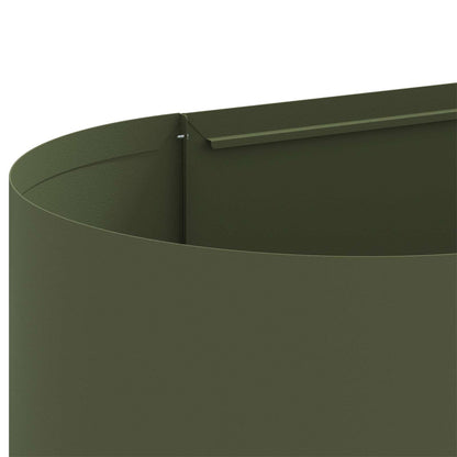 Raised Garden Bed Olive Green 200 x 40x 40 cm