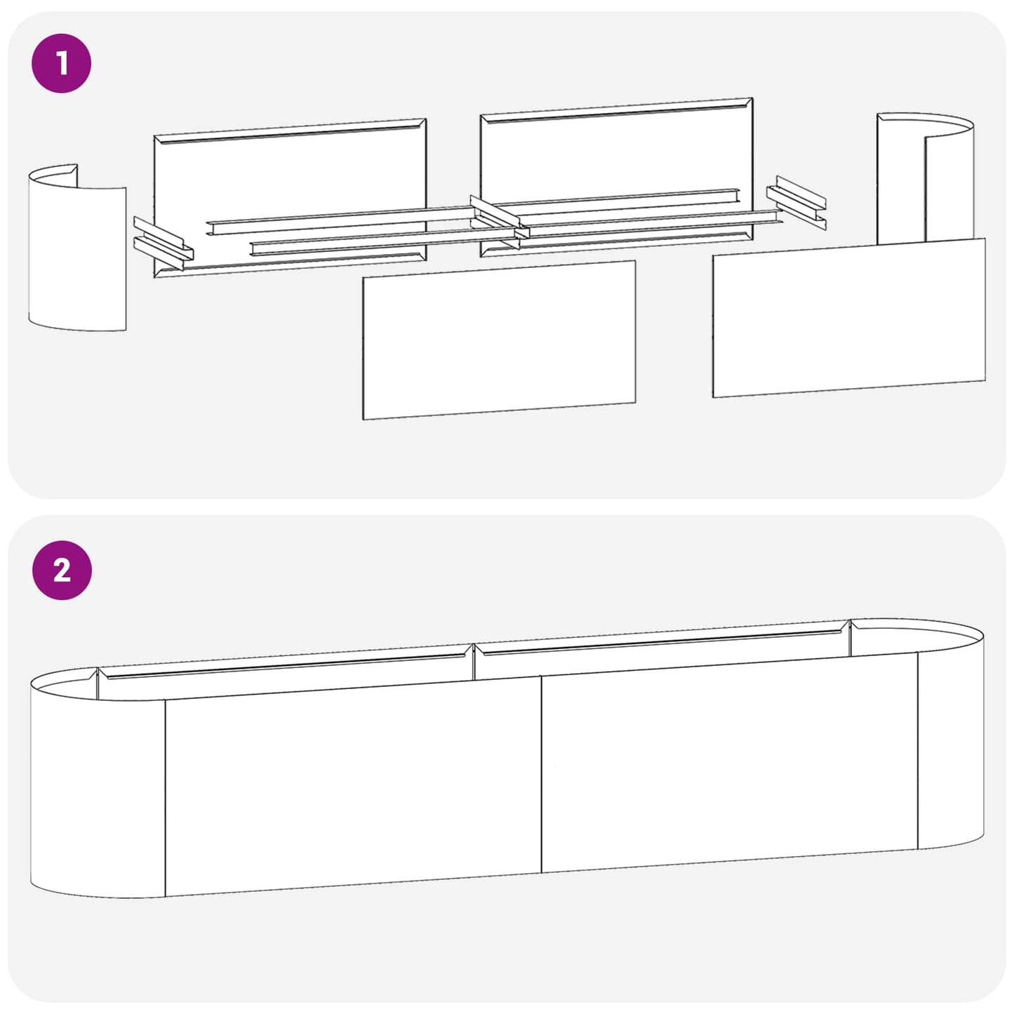 Raised Garden Bed Olive Green 200 x 40x 40 cm