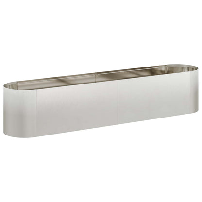 Raised Garden Bed Stainless Steel 200 x 40x 40 cm