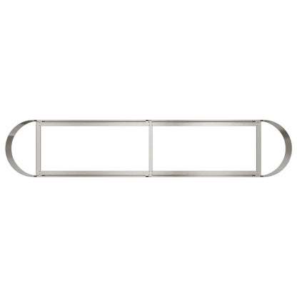 Raised Garden Bed Stainless Steel 200 x 40x 40 cm