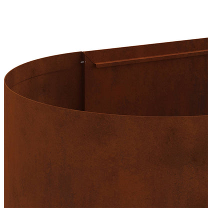 Raised Garden Bed Weathering Steel 200 x 40x 40 cm