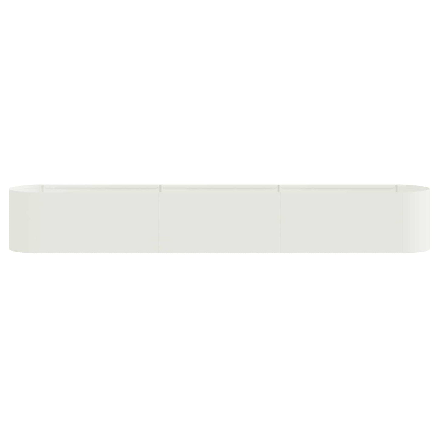 Raised Garden Bed White 280 x 40x 40 cm