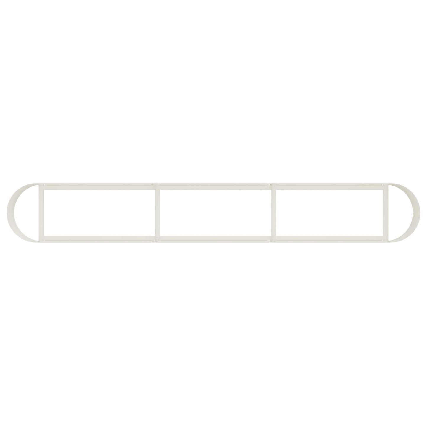 Raised Garden Bed White 280 x 40x 40 cm