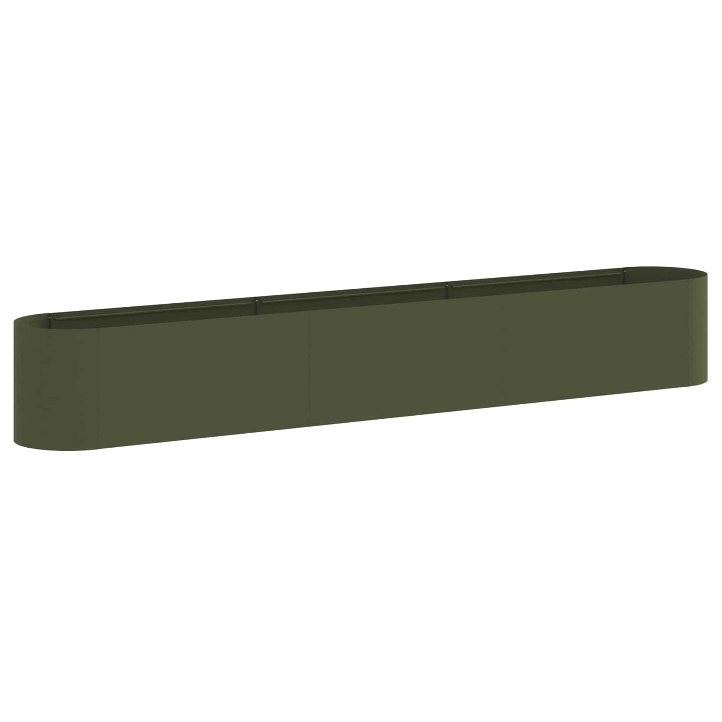 Raised Garden Bed Olive Green 280 x 40x 40 cm