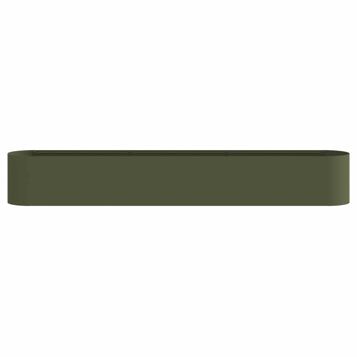 Raised Garden Bed Olive Green 280 x 40x 40 cm