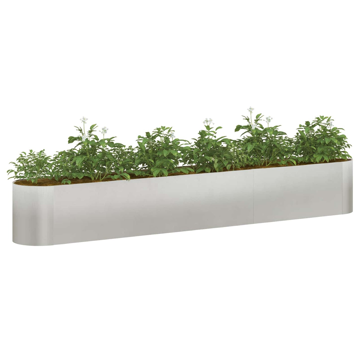 Raised Garden Bed Stainless Steel 280 x 40x 40 cm