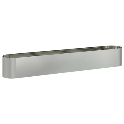 Raised Garden Bed Galvanised Steel 280 x 40x 40 cm