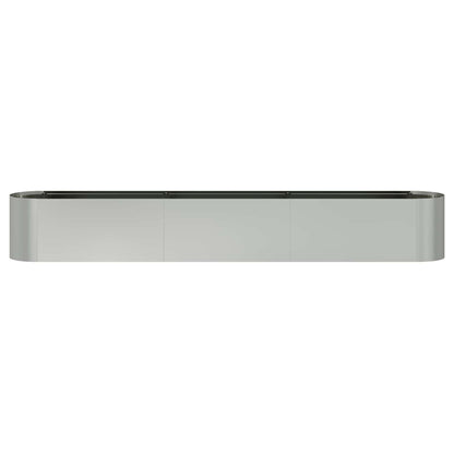 Raised Garden Bed Galvanised Steel 280 x 40x 40 cm