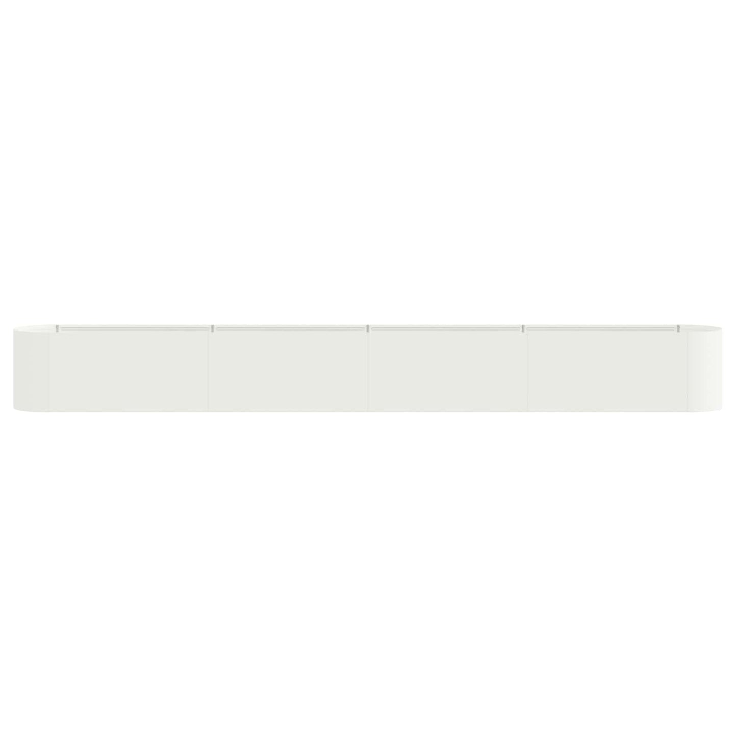 Raised Garden Bed White 360 x 40x 40 cm