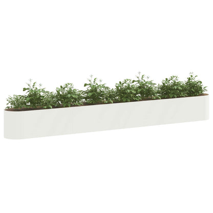 Raised Garden Bed White 360 x 40x 40 cm