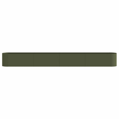 Raised Garden Bed Olive Green 360 x 40x 40 cm