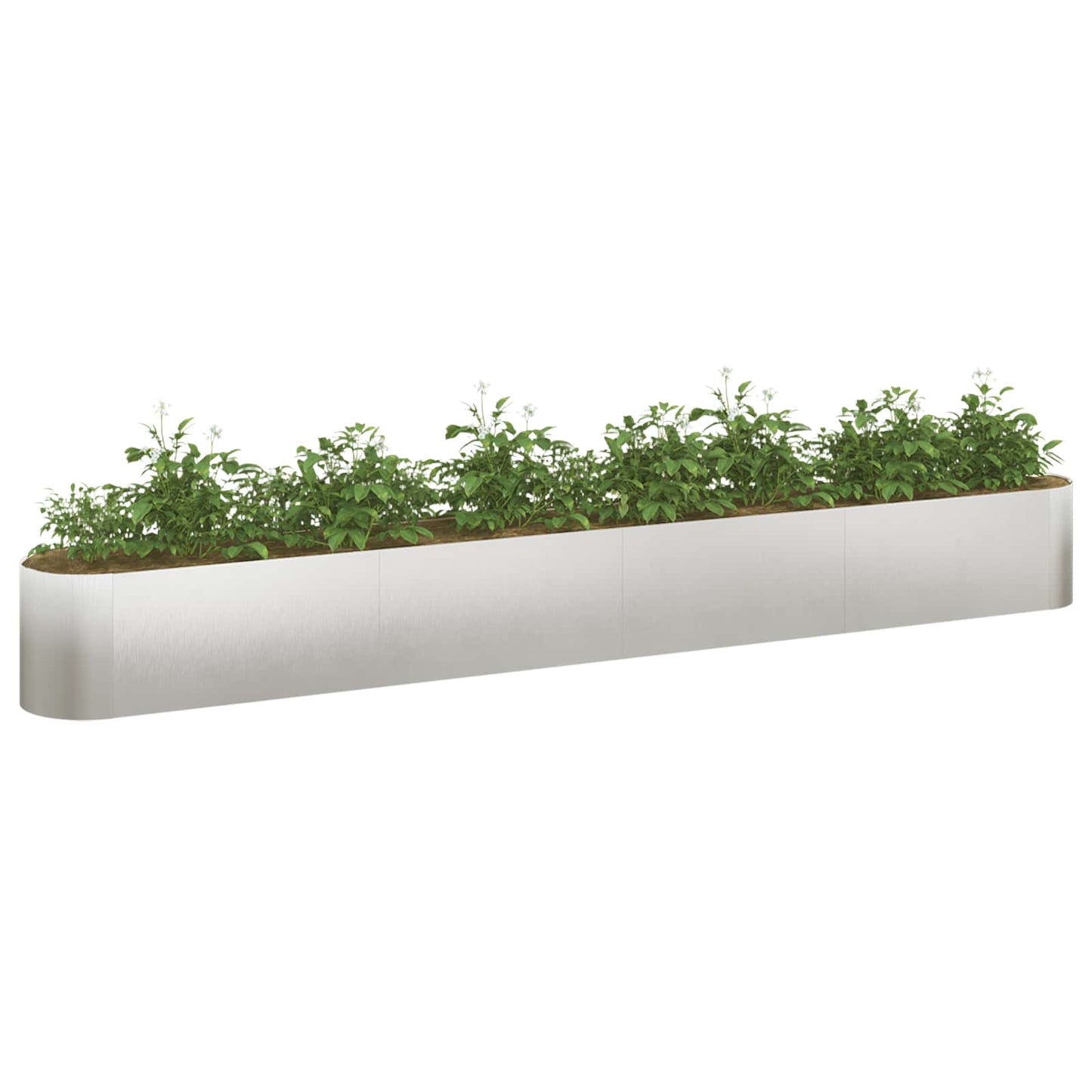 Raised Garden Bed Stainless Steel 360 x 40x 40 cm