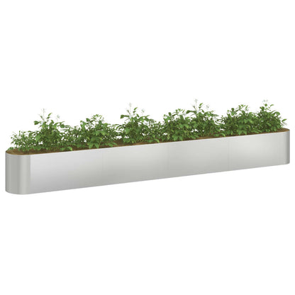 Raised Garden Bed Galvanised Steel 360 x 40x 40 cm