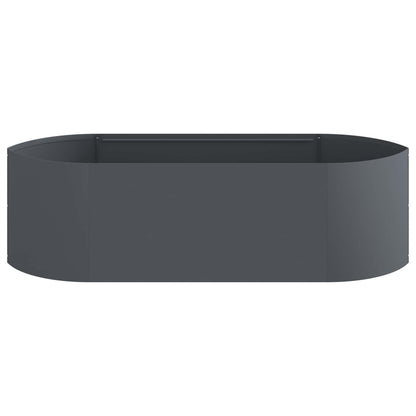 Raised Garden Bed Anthracite 140 x 40x 40 cm Steel
