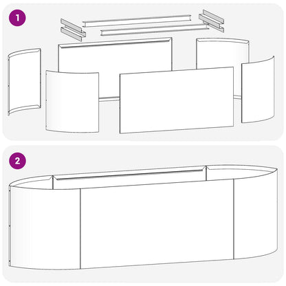 Raised Garden Bed Galvanised Steel 140 x 40x 40 cm Steel