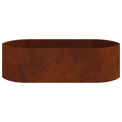 Raised Garden Bed Weathering Steel 140 x 40x 40 cm Steel