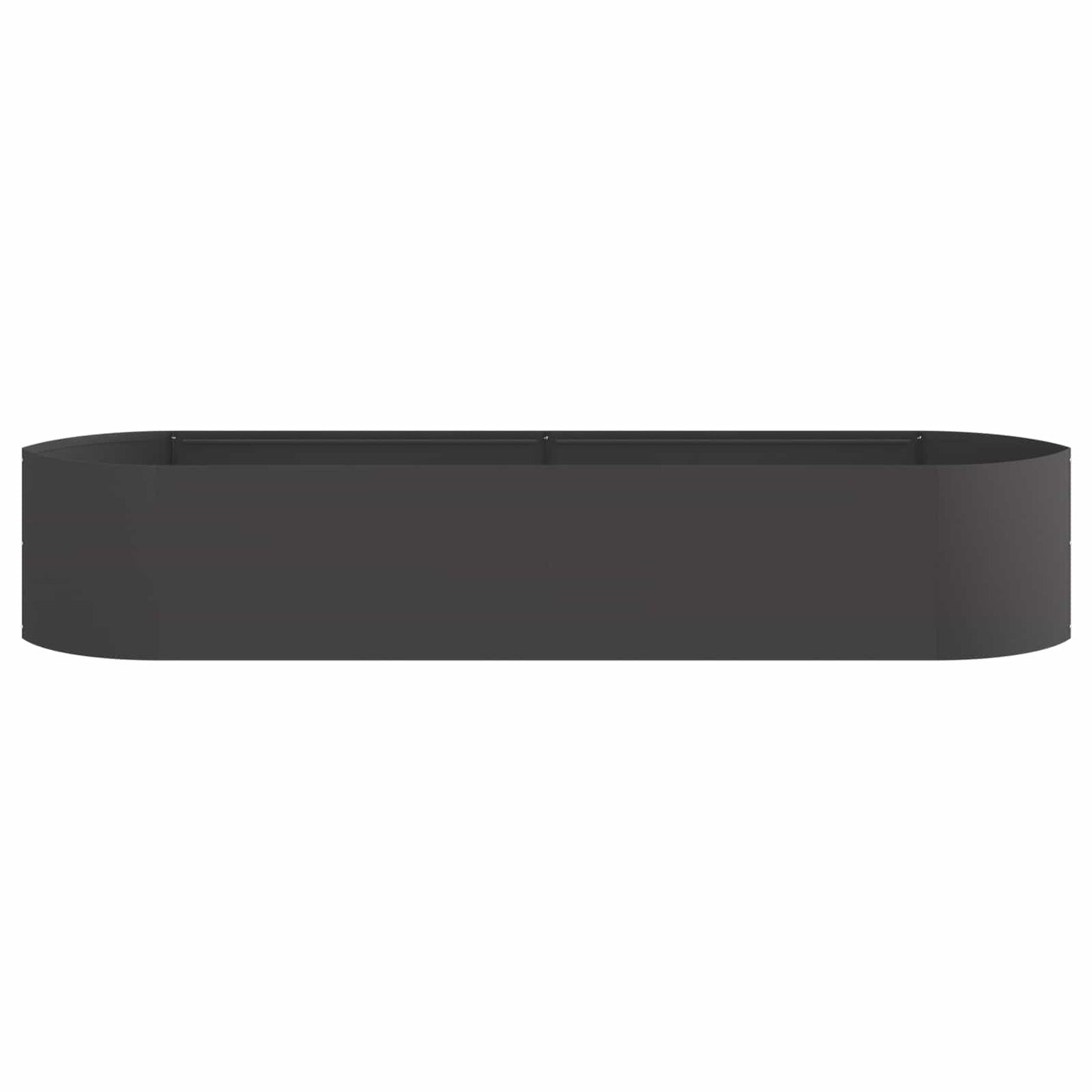 Raised Garden Bed Black 220 x 40x 40 cm Steel