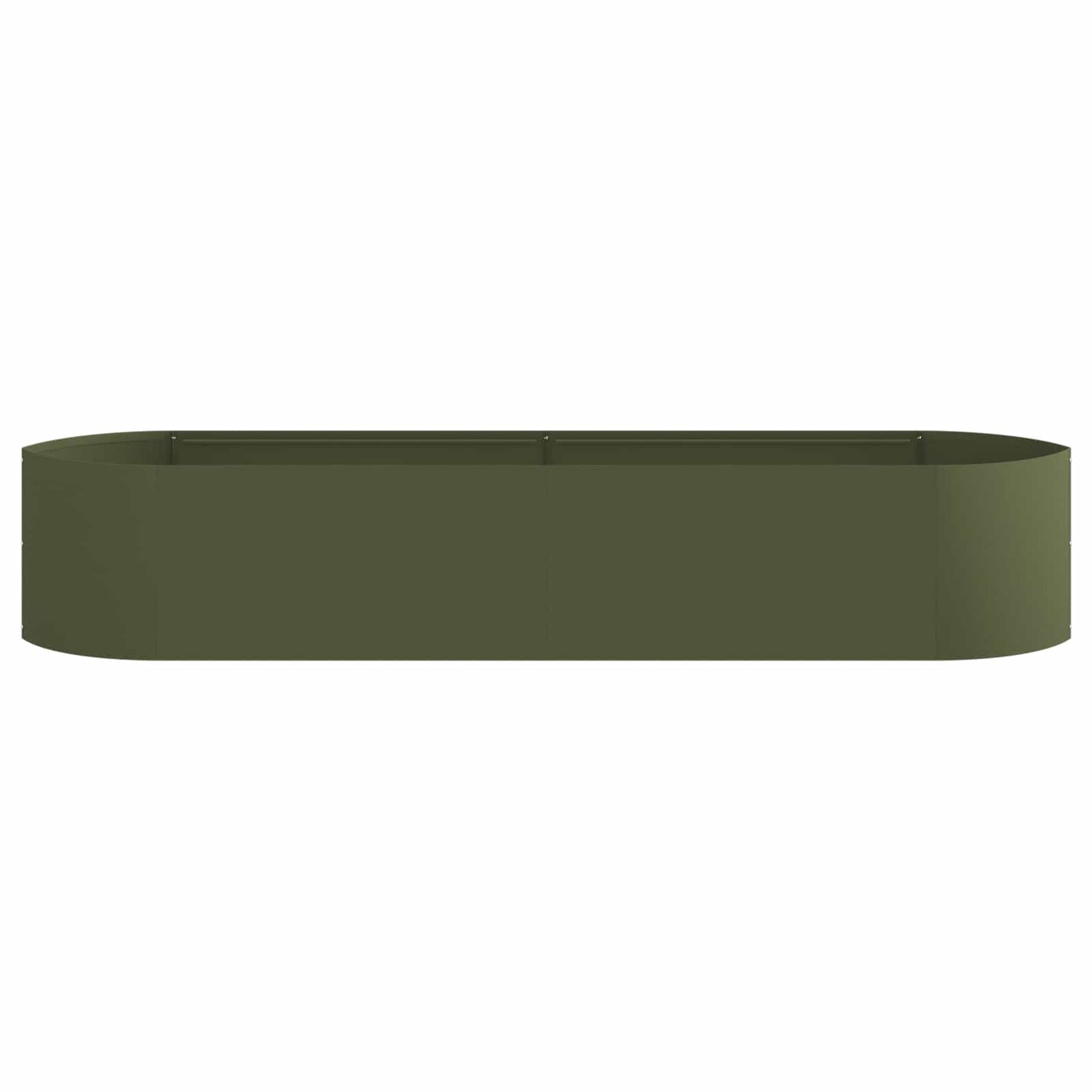 Raised Garden Bed Olive Green 220 x 40x 40 cm Steel