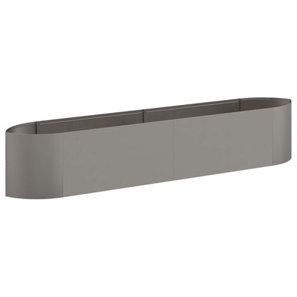 Raised Garden Bed Weathering Steel 220 x 40x 40 cm Steel