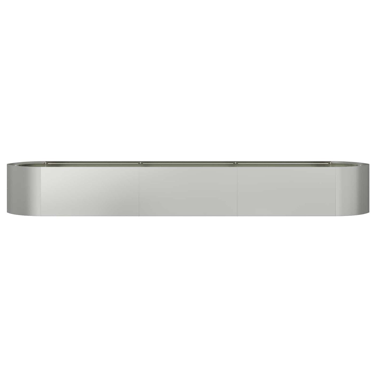 Raised Garden Bed Galvanised Steel 300 x 40x 40 cm Steel
