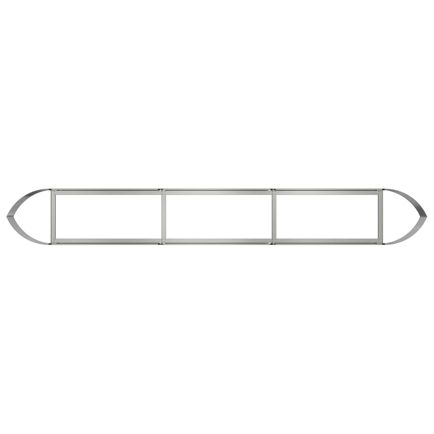 Raised Garden Bed Galvanised Steel 300 x 40x 40 cm Steel