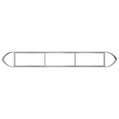 Raised Garden Bed Galvanised Steel 300 x 40x 40 cm Steel