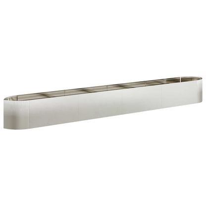 Raised Garden Bed Stainless Steel 380 x 40x 40 cm Steel