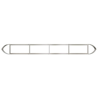 Raised Garden Bed Stainless Steel 380 x 40x 40 cm Steel