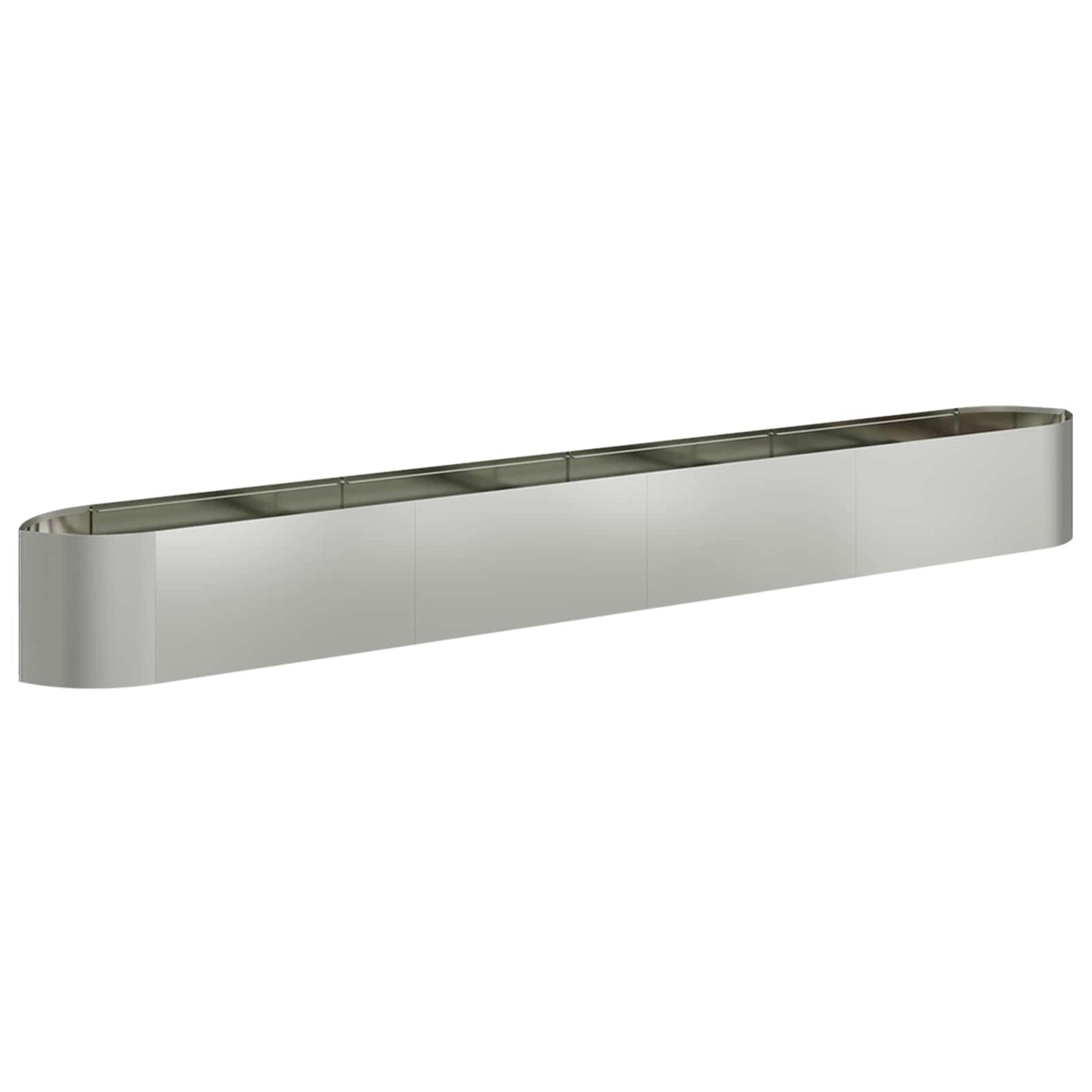 Raised Garden Bed Galvanised Steel 380 x 40x 40 cm Steel