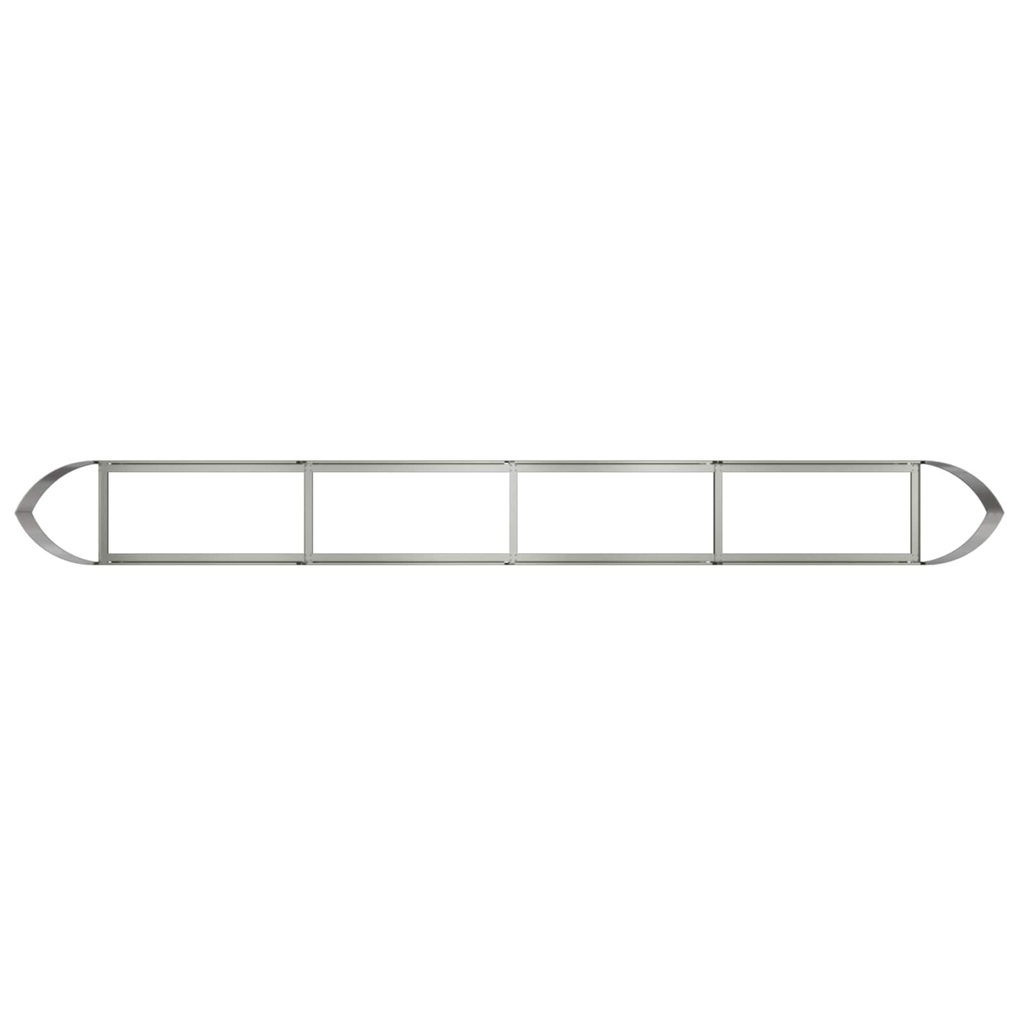 Raised Garden Bed Galvanised Steel 380 x 40x 40 cm Steel