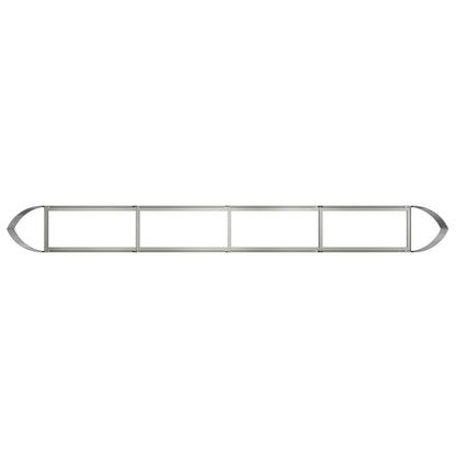 Raised Garden Bed Galvanised Steel 380 x 40x 40 cm Steel