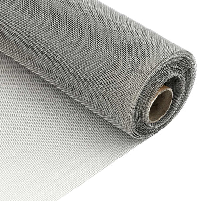 Mesh Screen 80 x 1000 cm 20 Mesh Stainless Steel 201 Silver