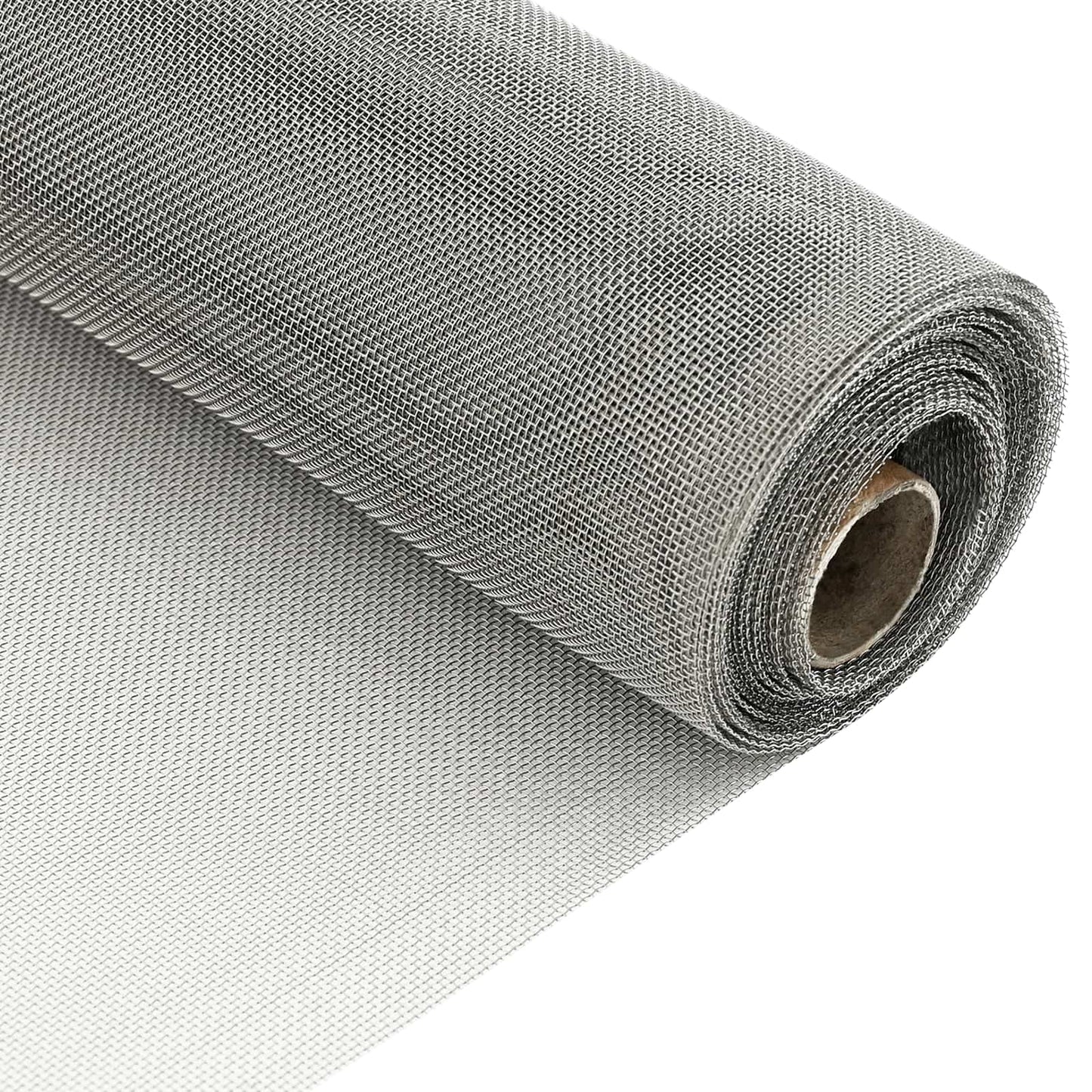 Mesh Screen 120 x 2000 cm 20 Mesh Stainless Steel 201 Silver