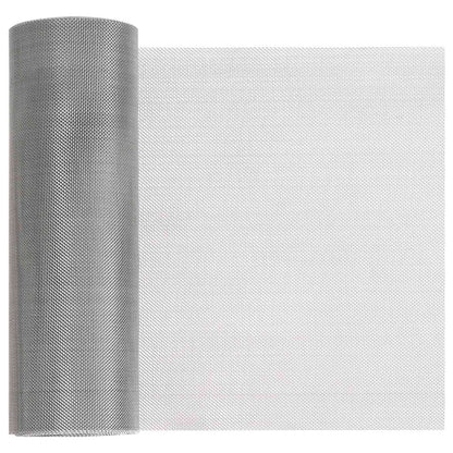 Mesh Screen 20 x 1000 cm 30 Mesh Stainless Steel 201 Silver