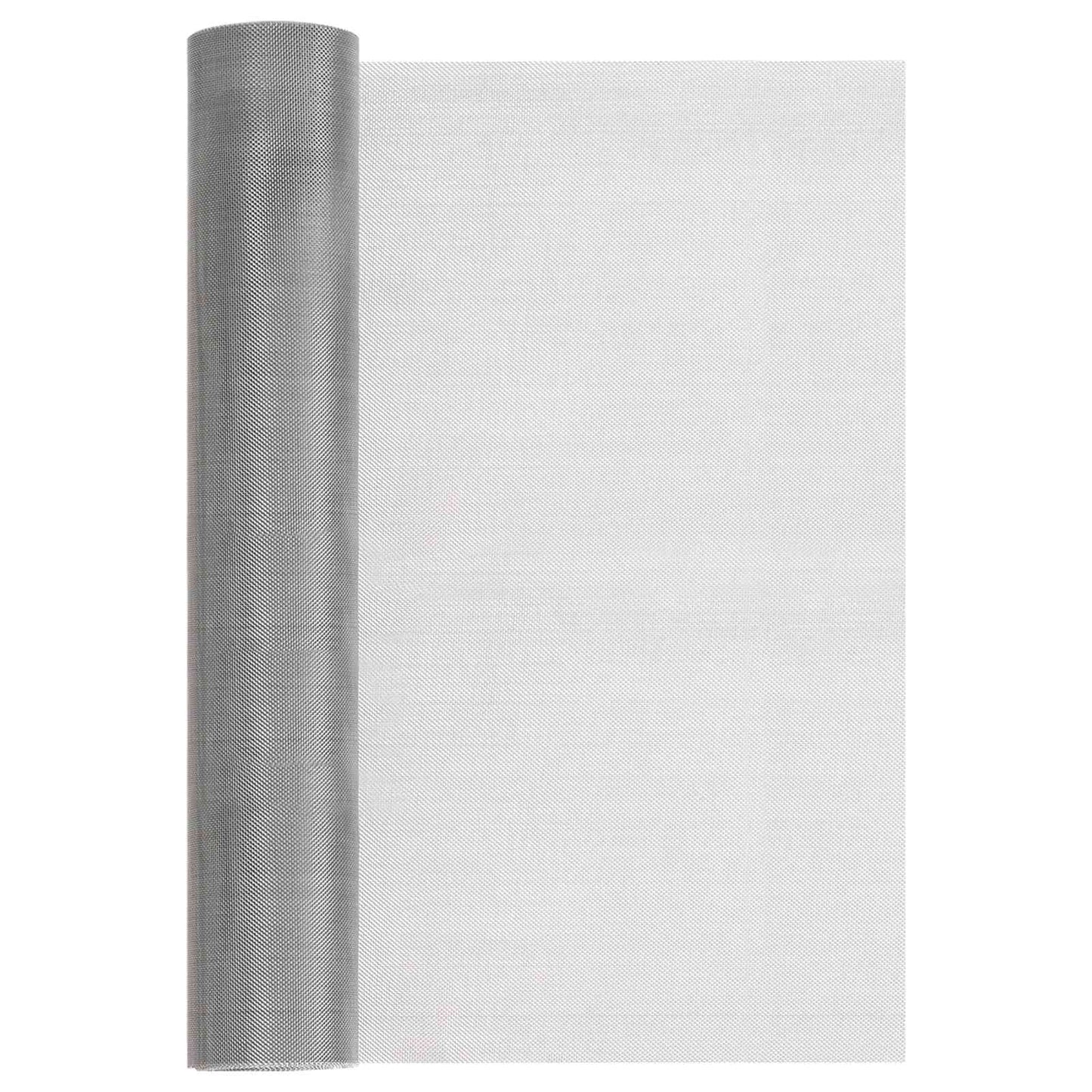Mesh Screen 40 x 2000 cm 30 Mesh Stainless Steel 201 Silver