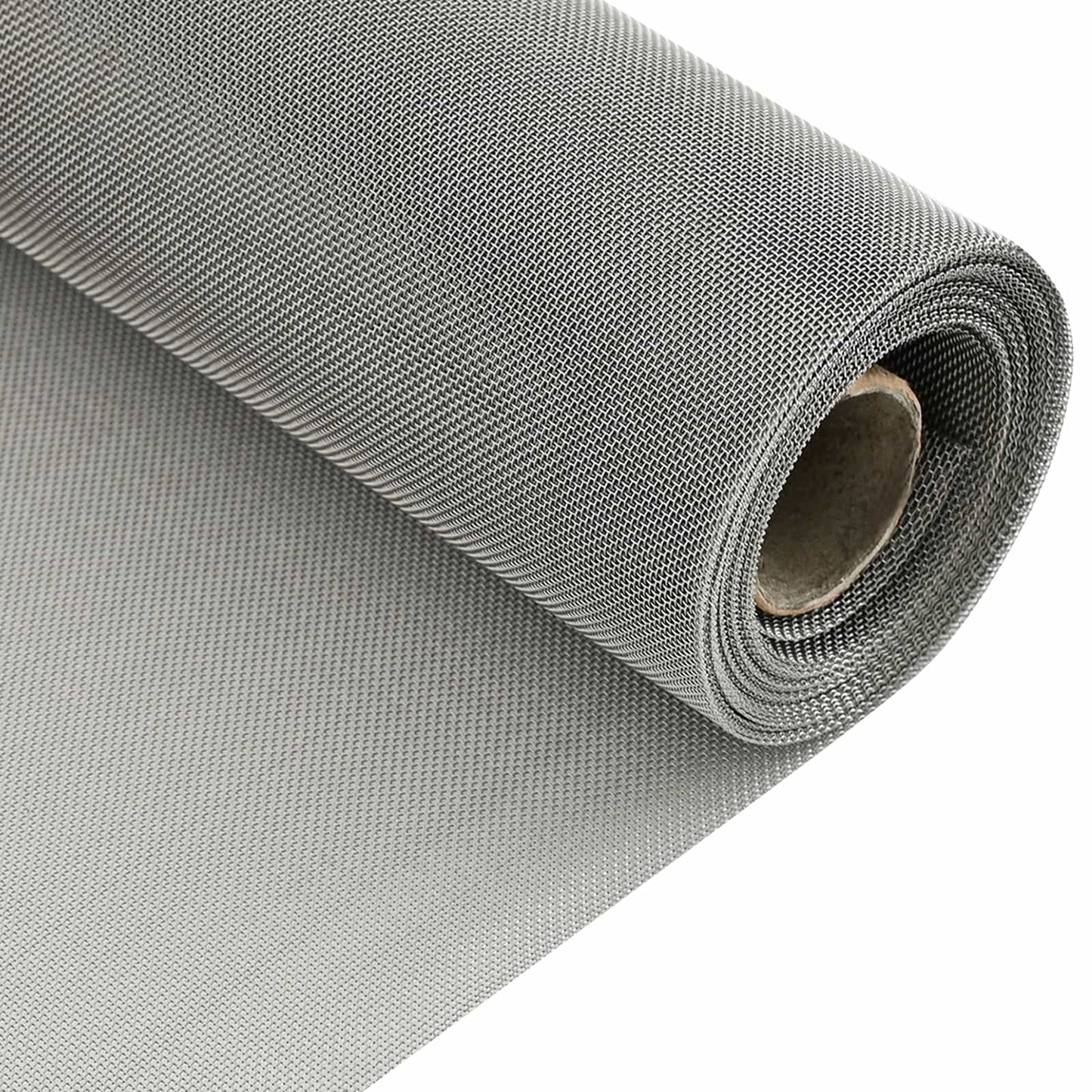 Mesh Screen 120 x 2000 cm 30 Mesh Stainless Steel 201 Silver
