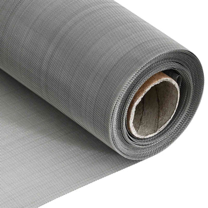 Mesh Screen 80 x 2000 cm 60 Mesh Stainless Steel 201 Silver