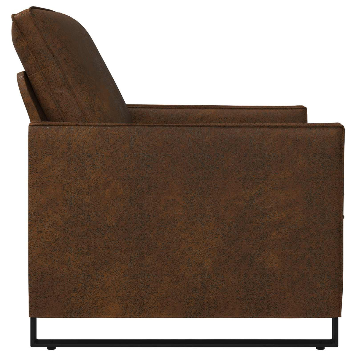 Armchair Brown 70 x 81 x 82 cm Faux Suede Fabric