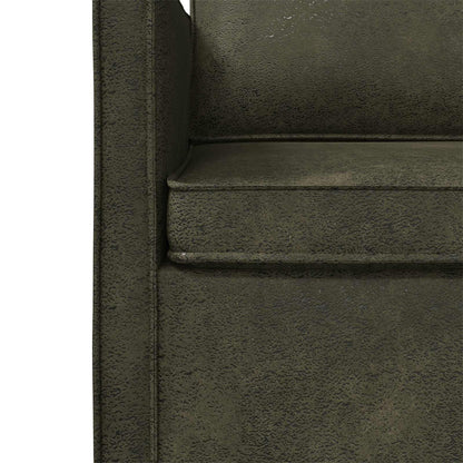 Armchair Army Green 70 x 81 x 82 cm Faux Suede Fabric