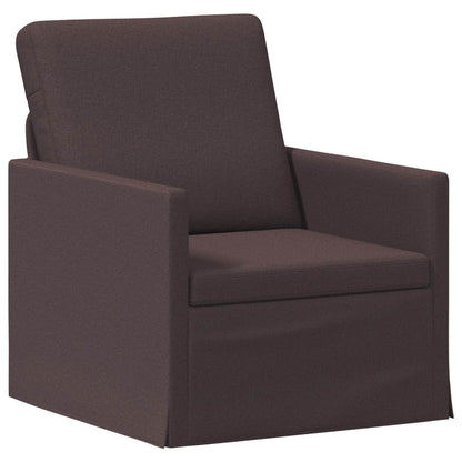 Armchair Dark Brown 70 x 81 x 82 cm Fabric