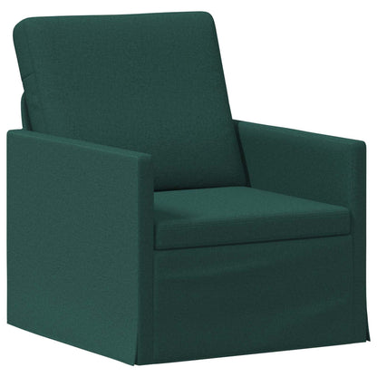 Armchair Dark Green 70 x 81 x 82 cm Fabric