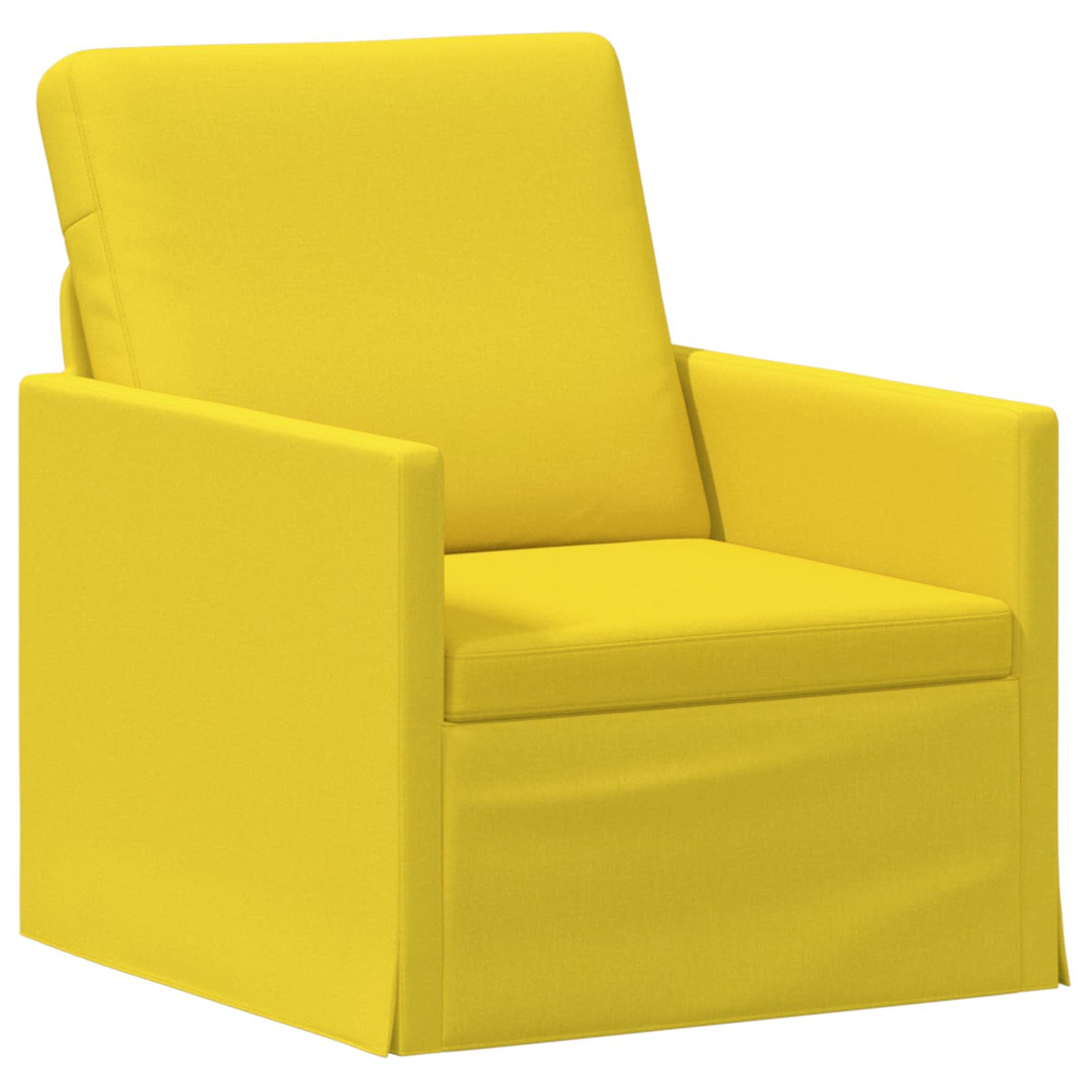 Armchair Light Yellow 70 x 81 x 82 cm Fabric