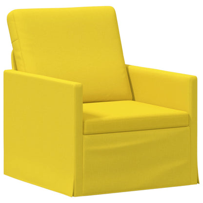 Armchair Light Yellow 70 x 81 x 82 cm Fabric