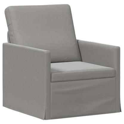Armchair Light Grey 70 x 81 x 82 cm Velvet