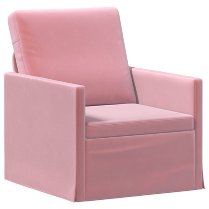 Armchair Pink 70 x 81 x 82 cm Velvet