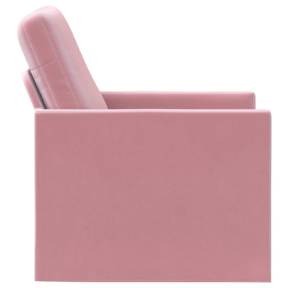 Armchair Pink 70 x 81 x 82 cm Velvet