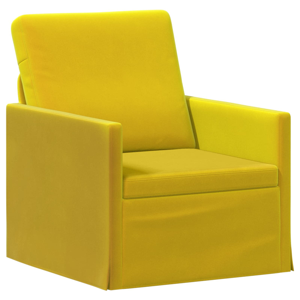 Armchair Yellow 70 x 81 x 82 cm Velvet