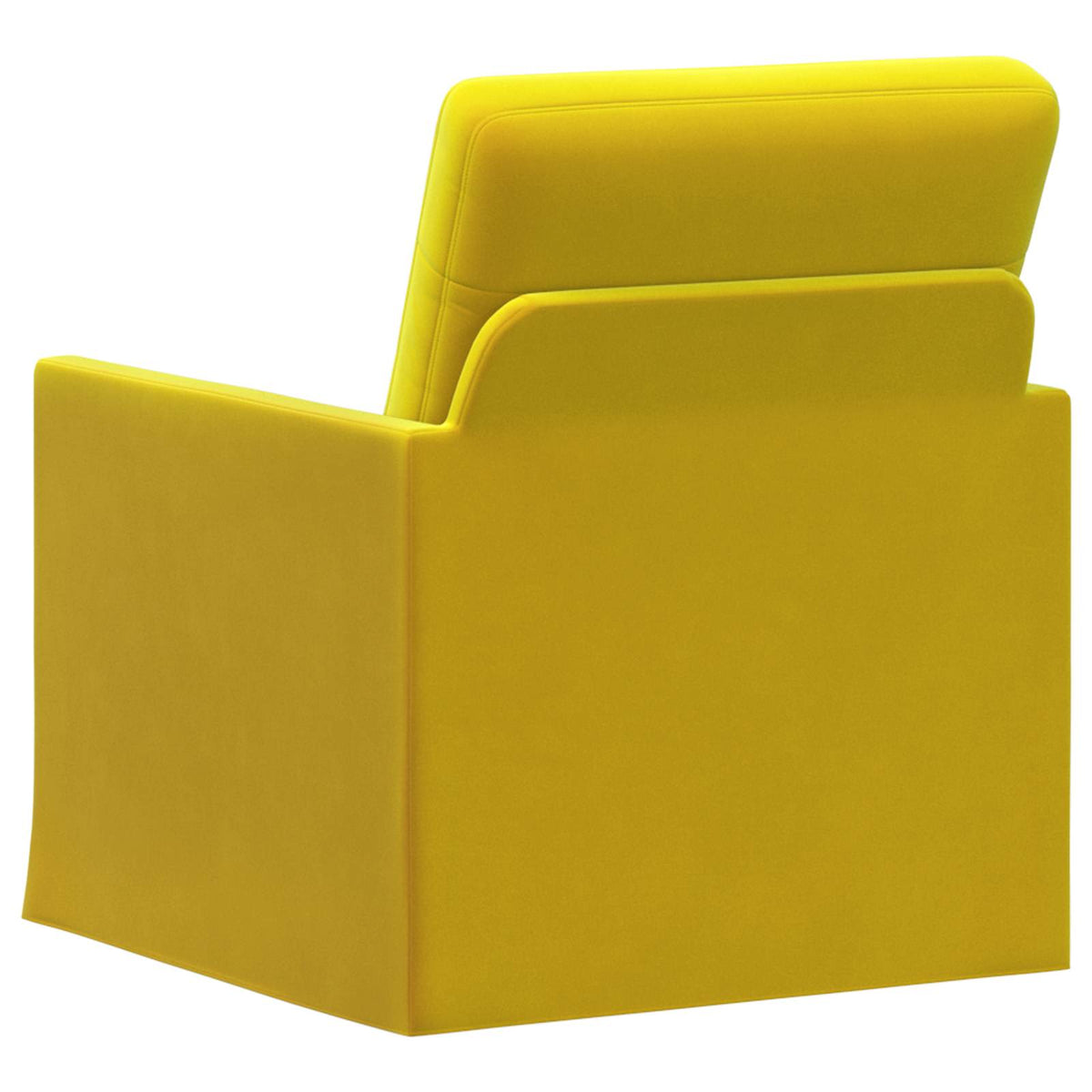 Armchair Yellow 70 x 81 x 82 cm Velvet