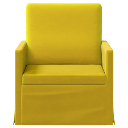 Armchair Yellow 70 x 81 x 82 cm Velvet