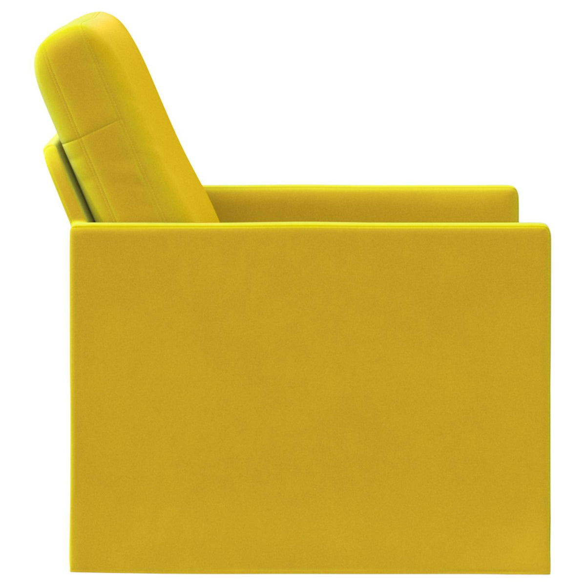 Armchair Yellow 70 x 81 x 82 cm Velvet